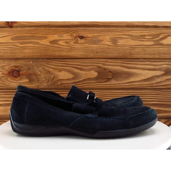 Calvin Klein Sz 10 Loafer Blue Suede Men Slip On Galvin Medium (D,‎ M) main image 5